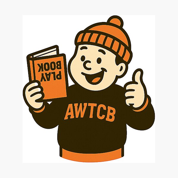 "And We're The Cleveland Browns - Playbook" Photographic Print for Sale by KJCDigital