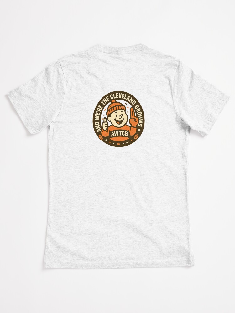 "And We're The Cleveland Browns - Seal" V-Neck T-Shirt - Image 6