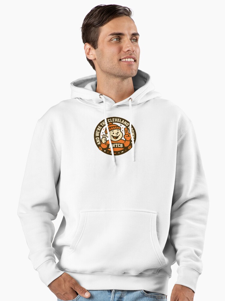 "And We're The Cleveland Browns - Seal" Pullover Hoodie - Image 2