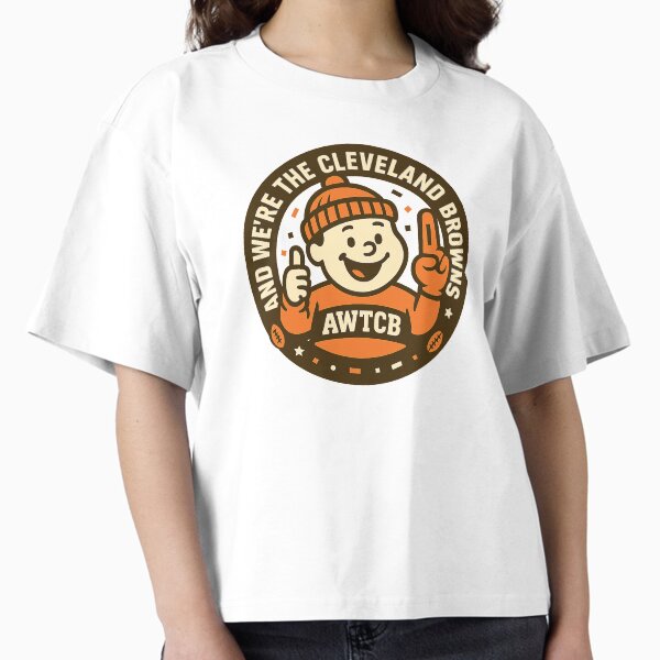 "And We're The Cleveland Browns - Seal" Boxy T-Shirt 