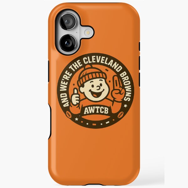 "And We're The Cleveland Browns - Seal" iPhone Case 