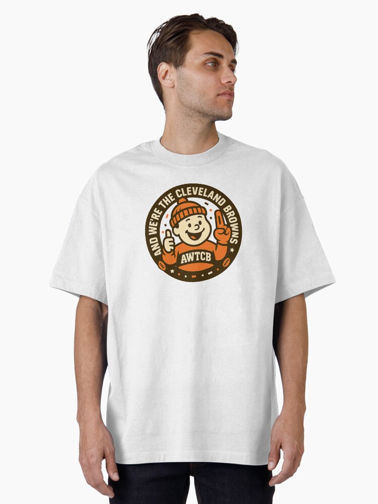 "And We're The Cleveland Browns - Seal" Oversized T-Shirt - Image 5