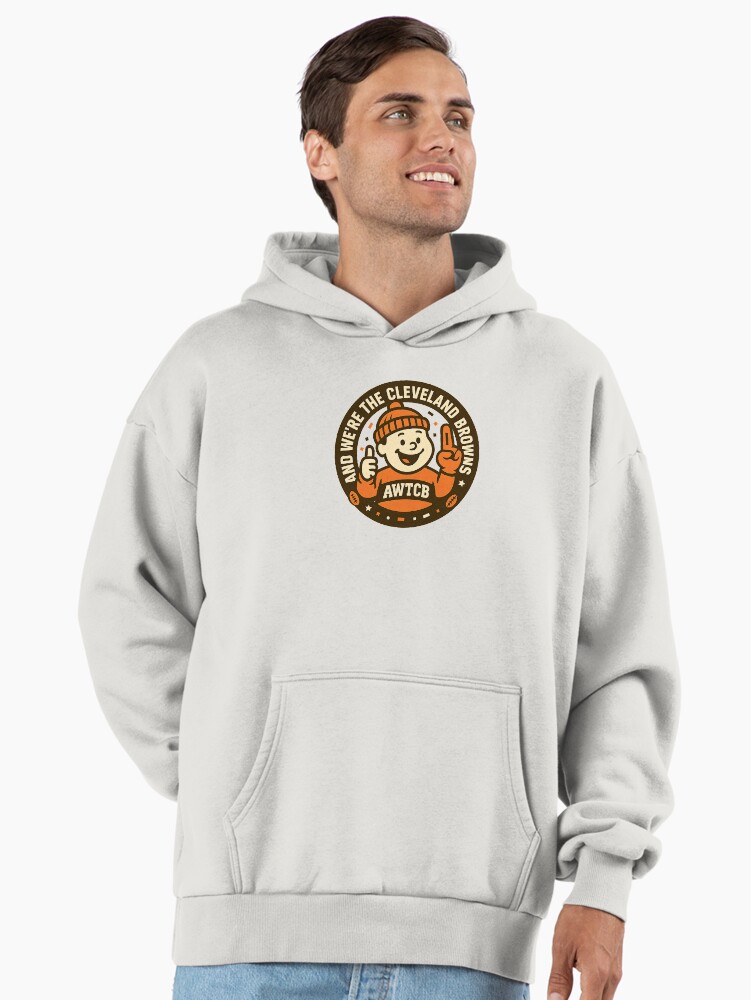 "And We're The Cleveland Browns - Seal" Premium Oversized Hoodie - Image 2