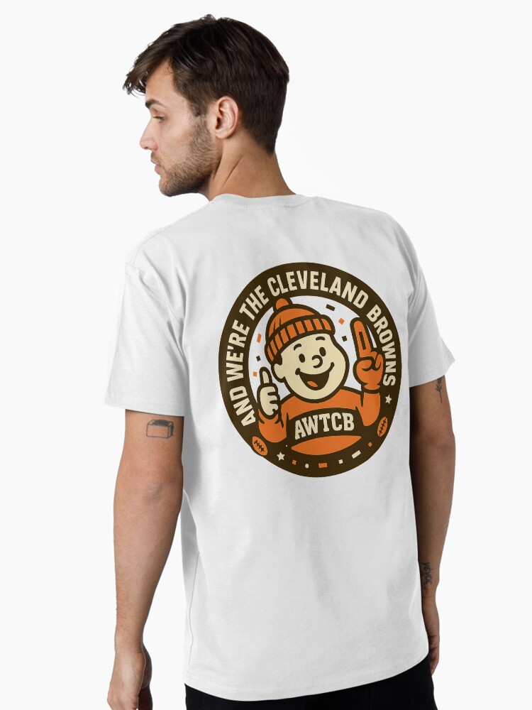 "And We're The Cleveland Browns - Seal" Premium T-Shirt - Image 4