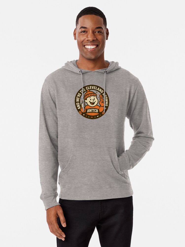 "And We're The Cleveland Browns - Seal" Lightweight Hoodie - Image 4