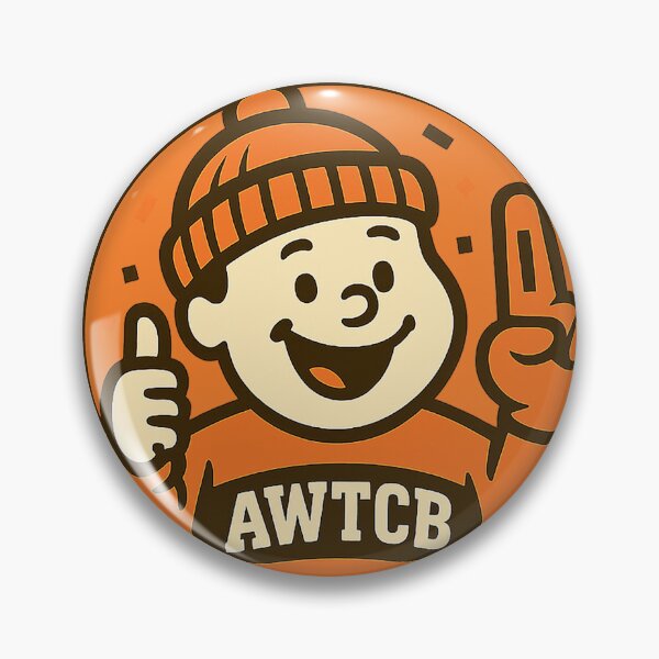 "And We're The Cleveland Browns - Seal" Pin 