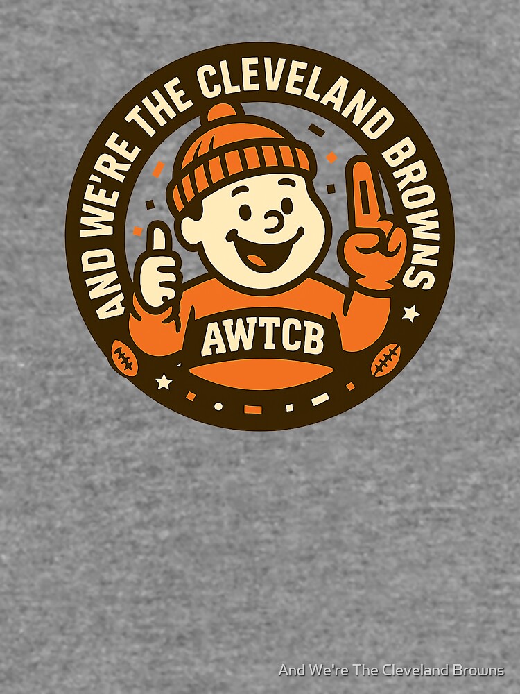 "And We're The Cleveland Browns - Seal" Lightweight Sweatshirt - Image 3
