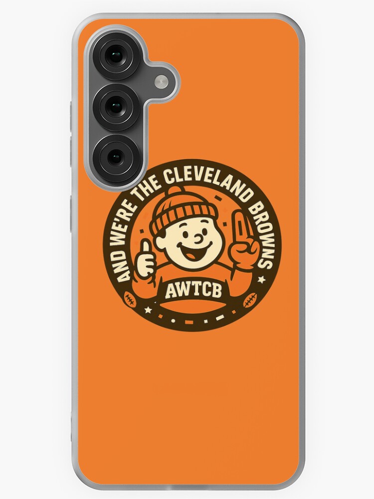 "And We're The Cleveland Browns - Seal" Samsung Galaxy Phone Case - Image 4