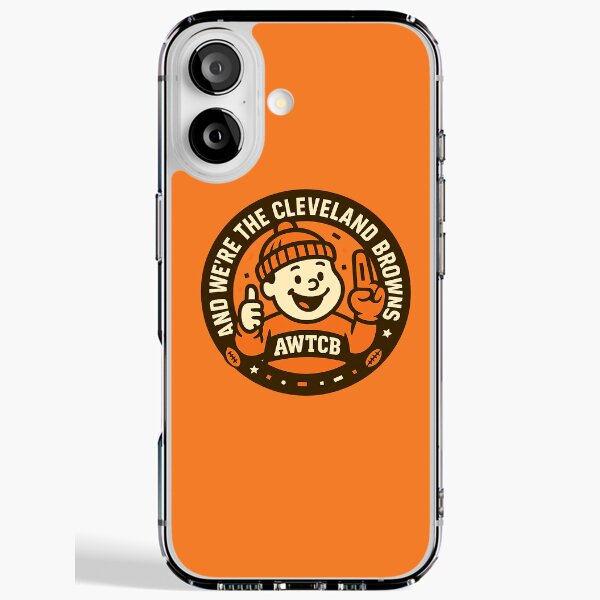 "And We're The Cleveland Browns - Seal" iPhone Case 