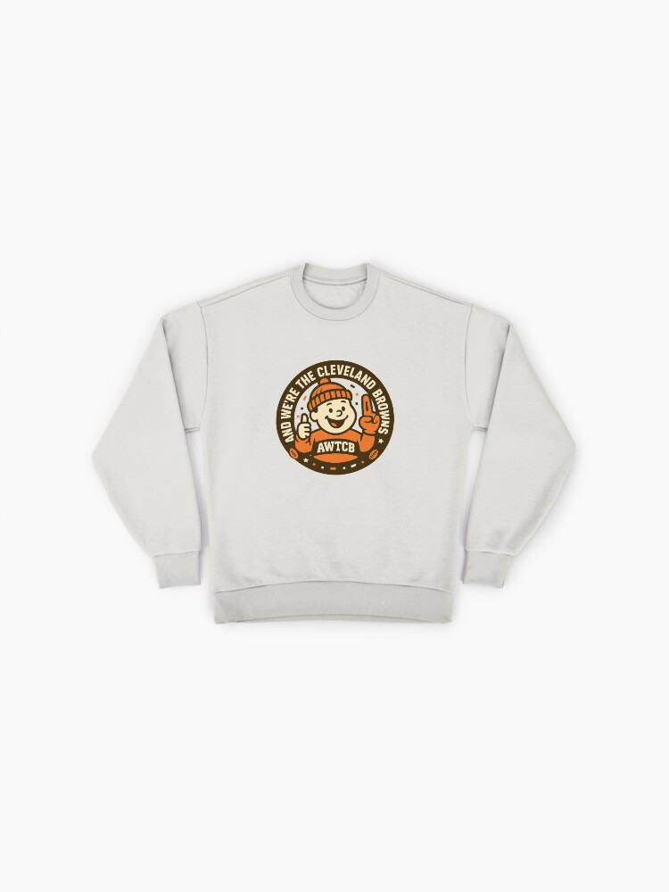 "And We're The Cleveland Browns - Seal" Premium Oversized Sweatshirt - Image 3