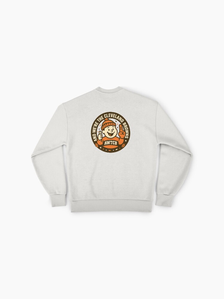 "And We're The Cleveland Browns - Seal" Premium Oversized Sweatshirt - Image 6