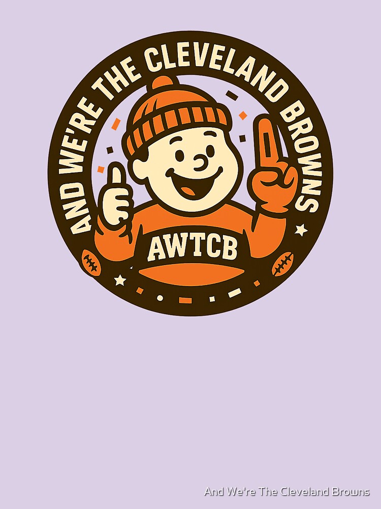 "And We're The Cleveland Browns - Seal" Vintage Wash T-Shirt - Image 5