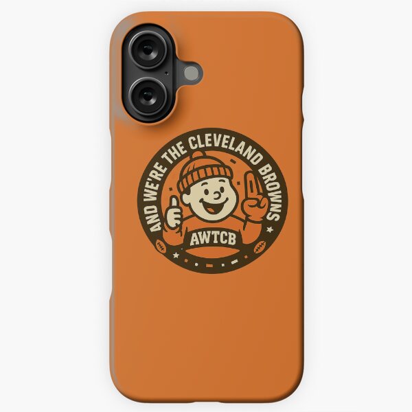 "And We're The Cleveland Browns - Seal" iPhone Case for Sale by KJCDigital