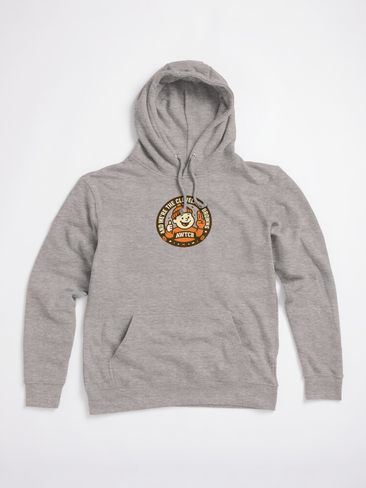 "And We're The Cleveland Browns - Seal" Lightweight Hoodie - Image 3