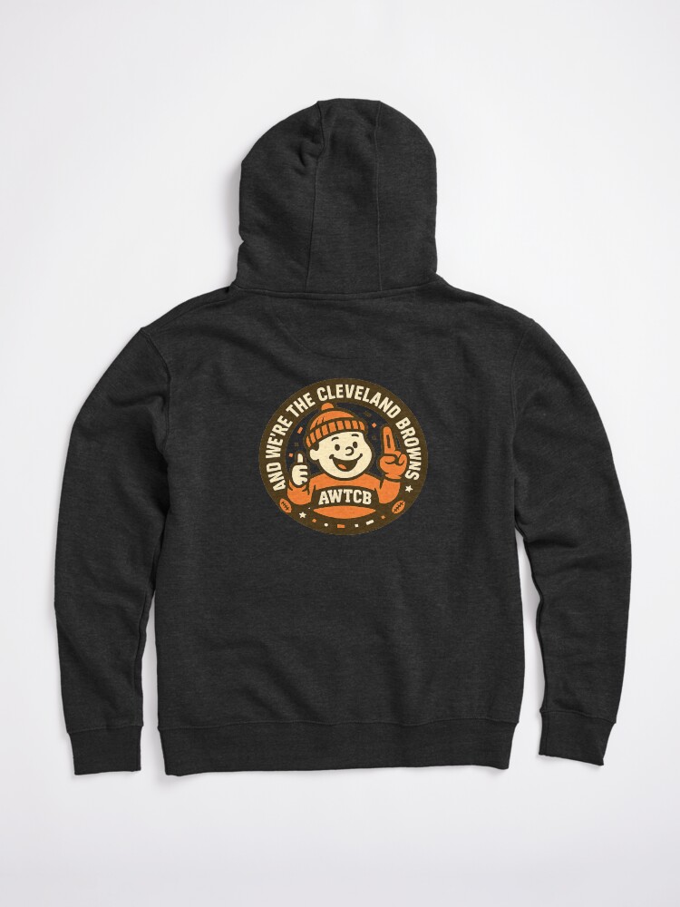 "And We're The Cleveland Browns - Seal" Lightweight Hoodie - Image 6