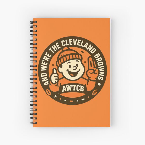 "And We're The Cleveland Browns - Seal" Journal for Sale by KJCDigital