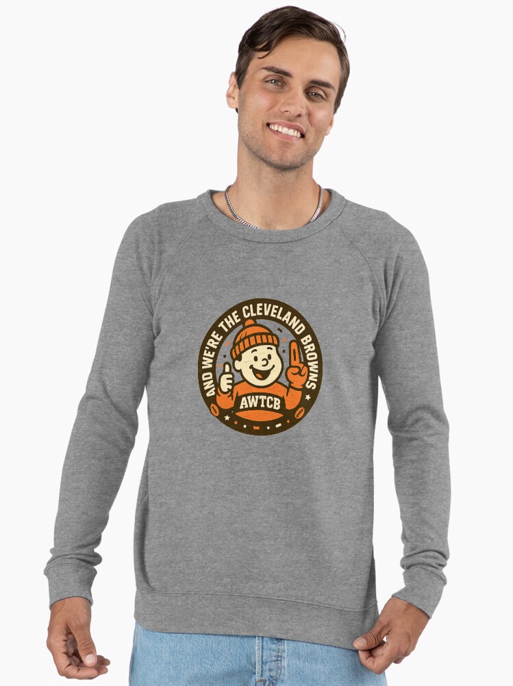 "And We're The Cleveland Browns - Seal" Lightweight Sweatshirt - Image 2