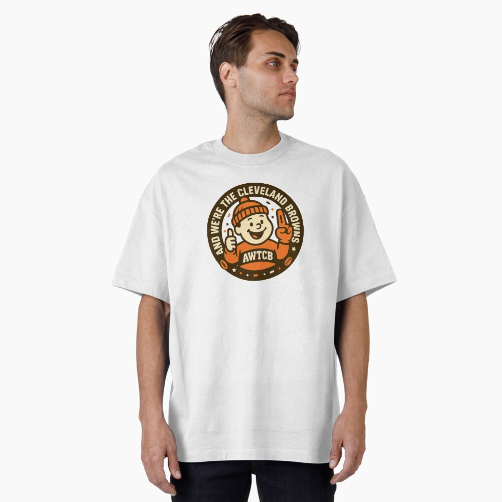 "And We're The Cleveland Browns - Seal" Baseball ¾ Sleeve T-Shirt - Image 7