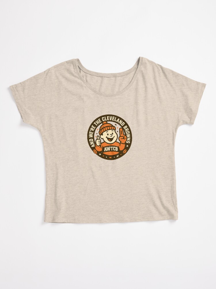 "And We're The Cleveland Browns - Seal" Relaxed Fit T-Shirt - Image 3