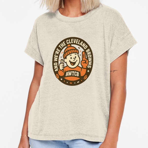 "And We're The Cleveland Browns - Seal" Relaxed T-Shirt for Sale by KJCDigital