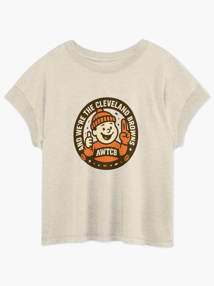 "And We're The Cleveland Browns - Seal" Relaxed T-Shirt - Image 3