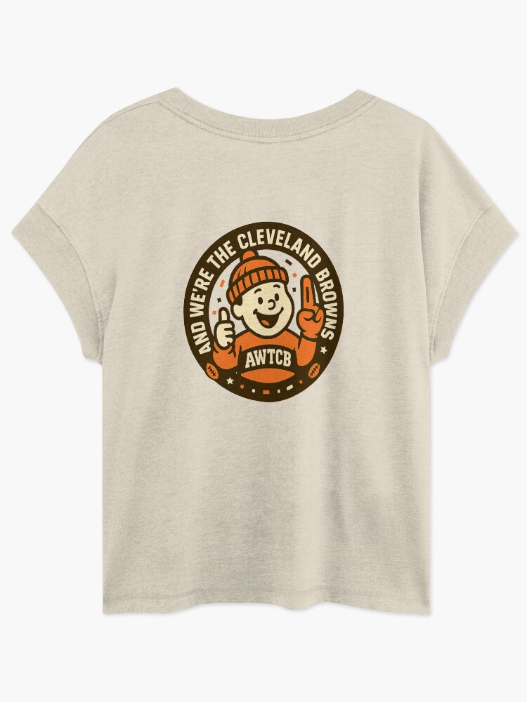 "And We're The Cleveland Browns - Seal" Relaxed T-Shirt - Image 6