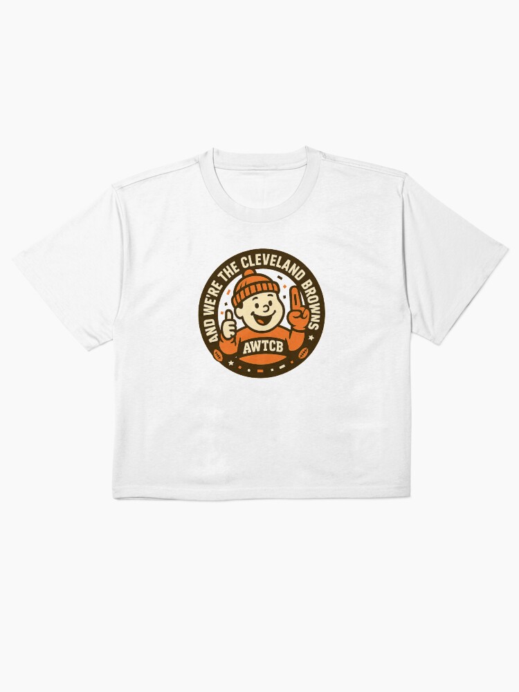 "And We're The Cleveland Browns - Seal" Boxy T-Shirt - Image 3