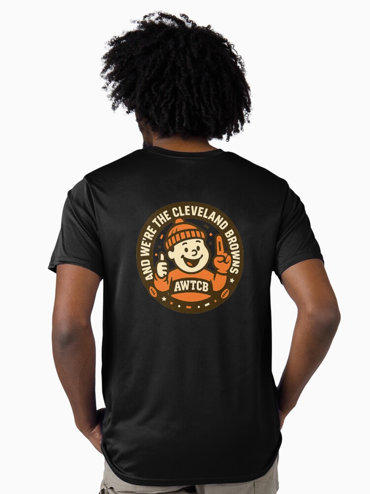 "And We're The Cleveland Browns - Seal" Active T-Shirt - Image 4