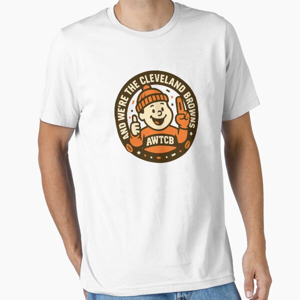 "And We're The Cleveland Browns - Seal" Essential T-Shirt for Sale by KJCDigital